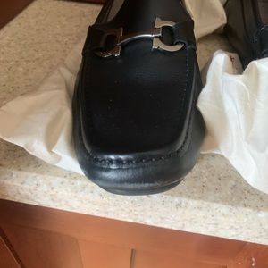 Black Salvatore Ferragamo Dress Shoes